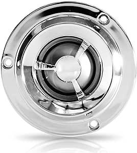 Pyle 4" Titanium Tweeter with Engineering Plastic Frame - 200 Watts, 1.75'' Voice Coil, Car Audio Tweeter for Stereo and Speaker - PDBT33,Silver